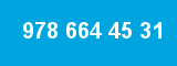 978 664 45 31 978 664 45 31